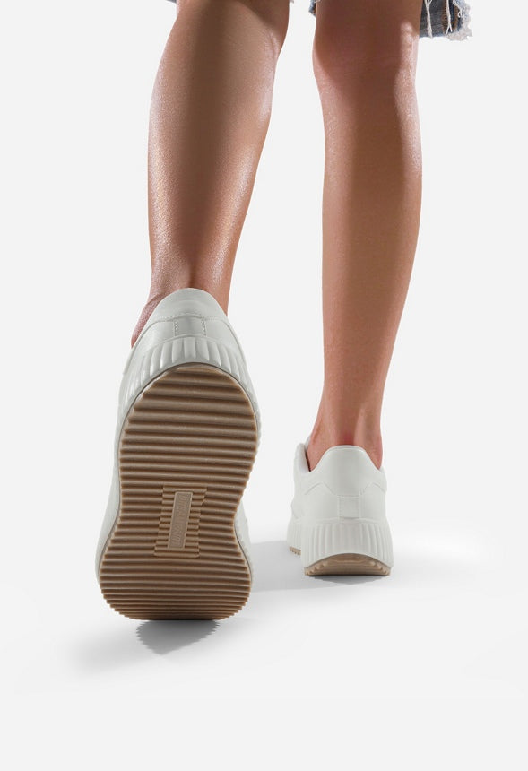 Low Platform Sneaker White