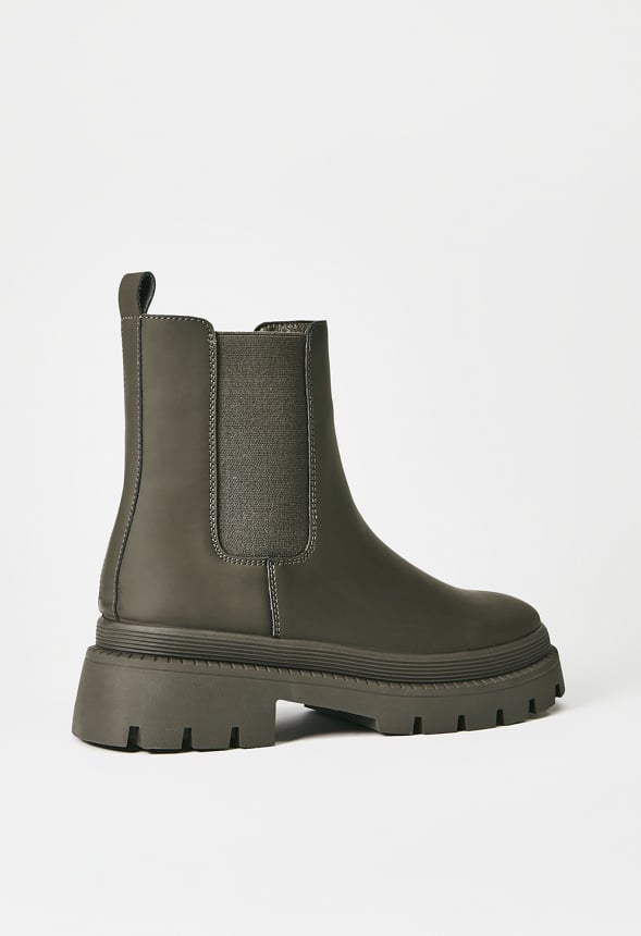 Saydey Ankle Boot Army Green Fatigue