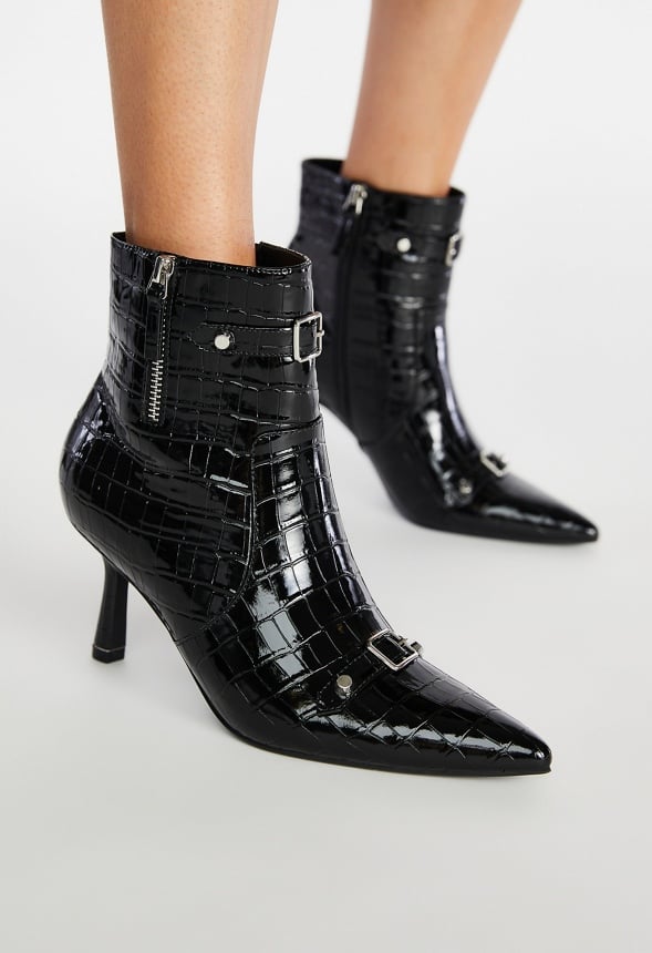 Lennox Stiletto Ankle Boot Black