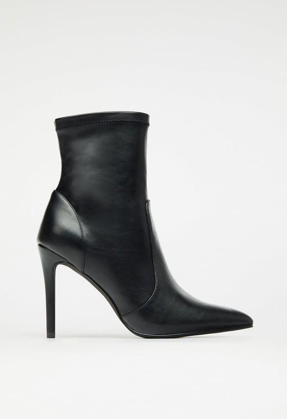 Shanae Stiletto Ankle Boot Black