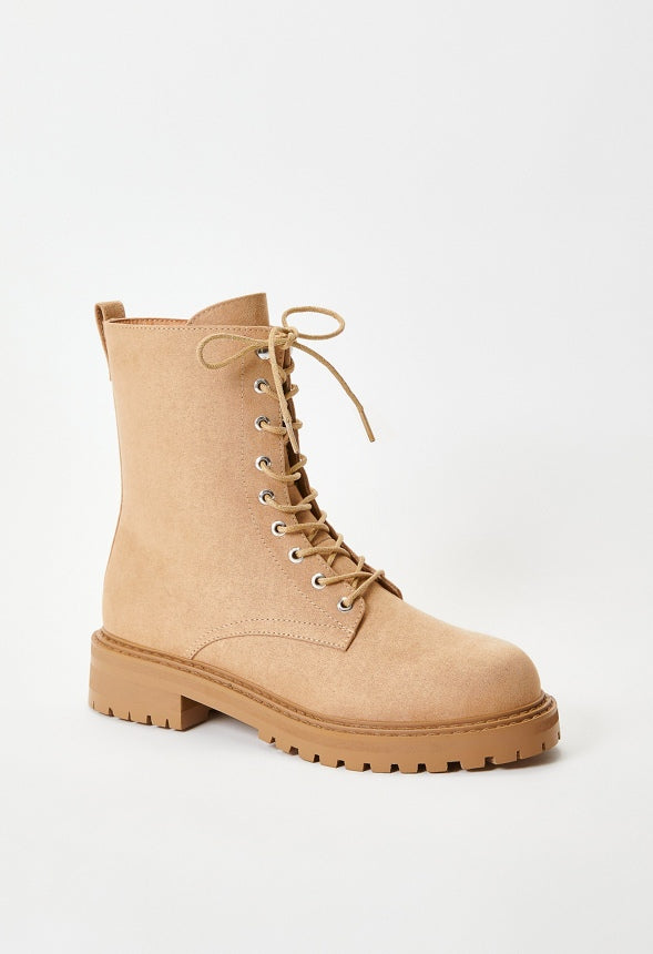 Briar Lace Up Ankle Boot Sand