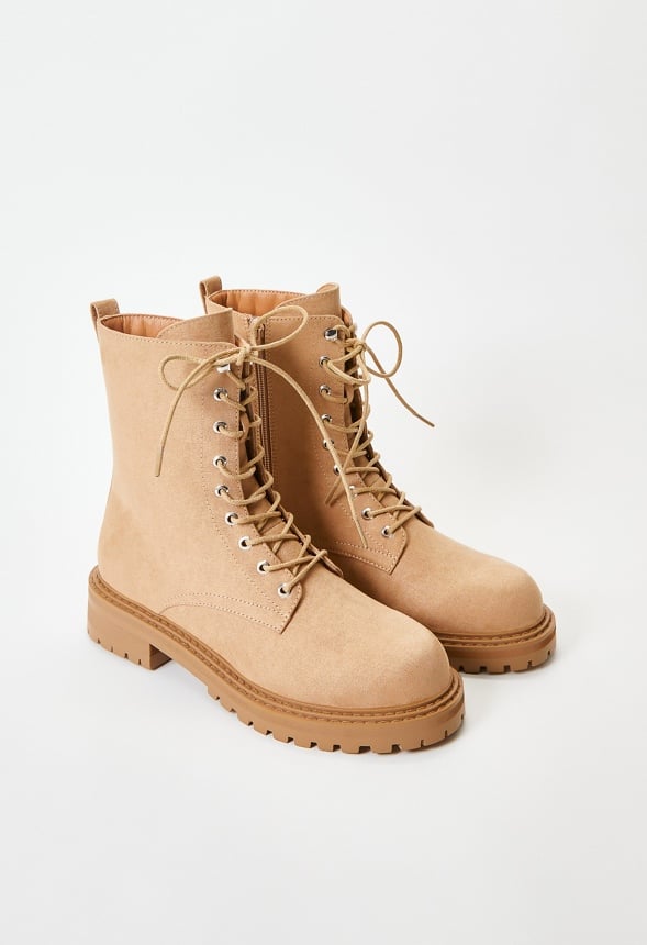 Briar Lace Up Ankle Boot Sand