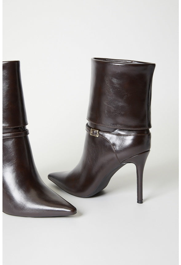 Blair Stiletto Bootie Cacao Brown
