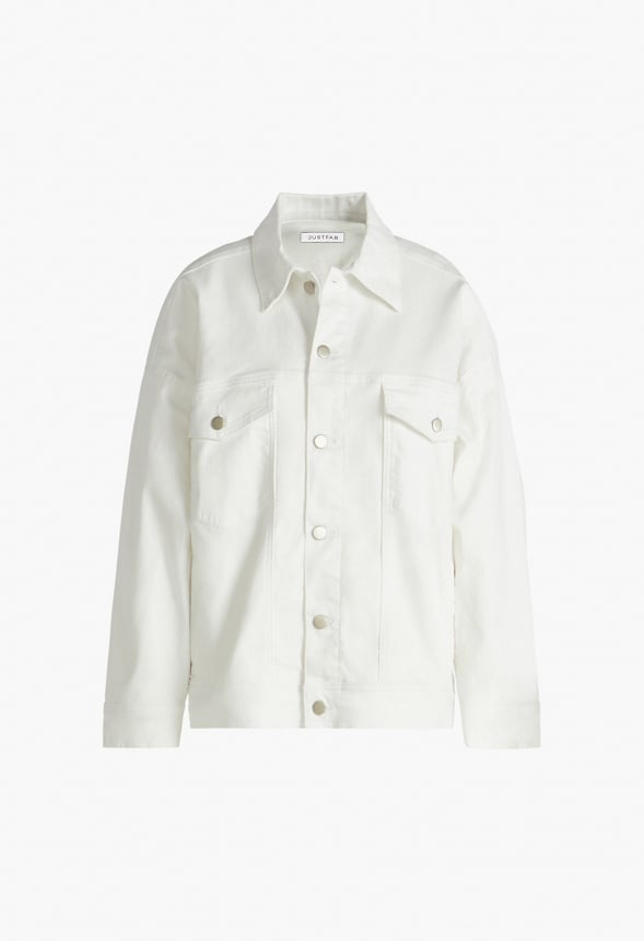 Oversized Denim Jacket Dove