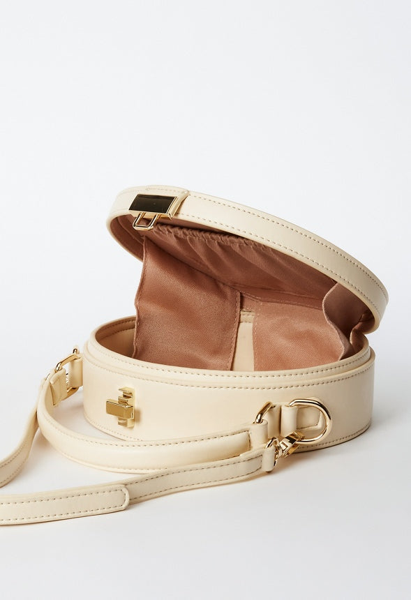 Rattan Canteen Crossbody Natural