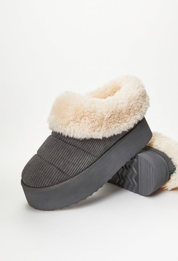 Jovie Fuzzie Flat Magnet Black