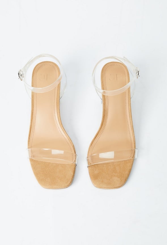 Chloe Clear Heeled Sandal Clear