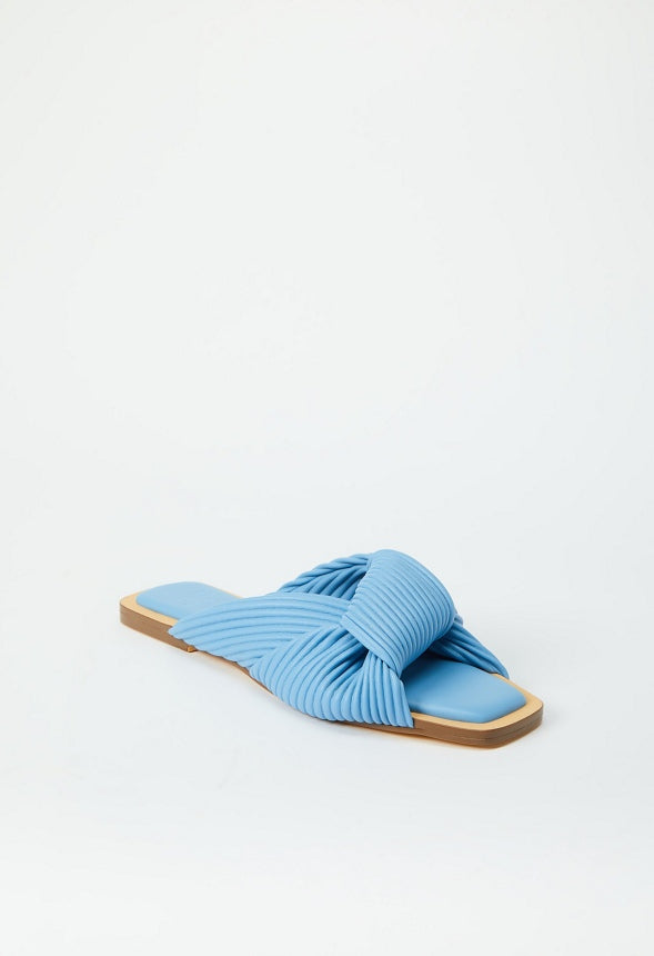 Estelle Flat Slide Sandal Kentucky Blue