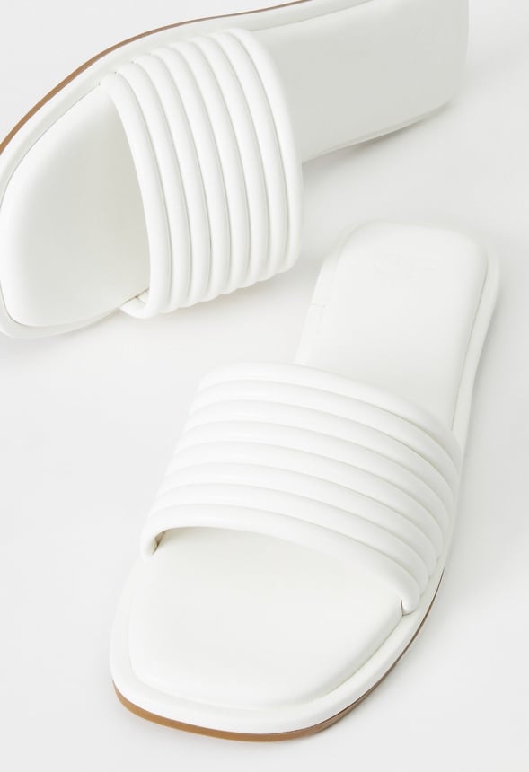 Talia Slider Sandal Bright White