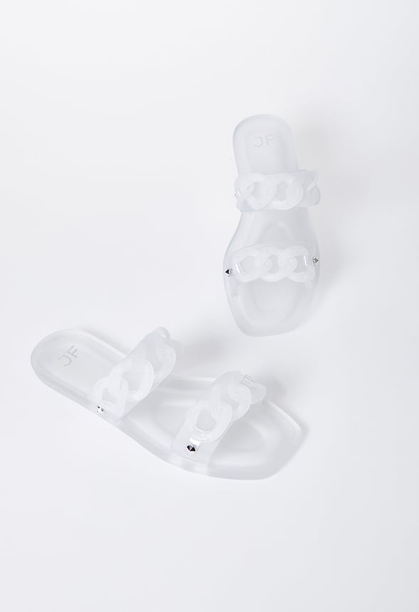 Astrid Slider Sandal Clear
