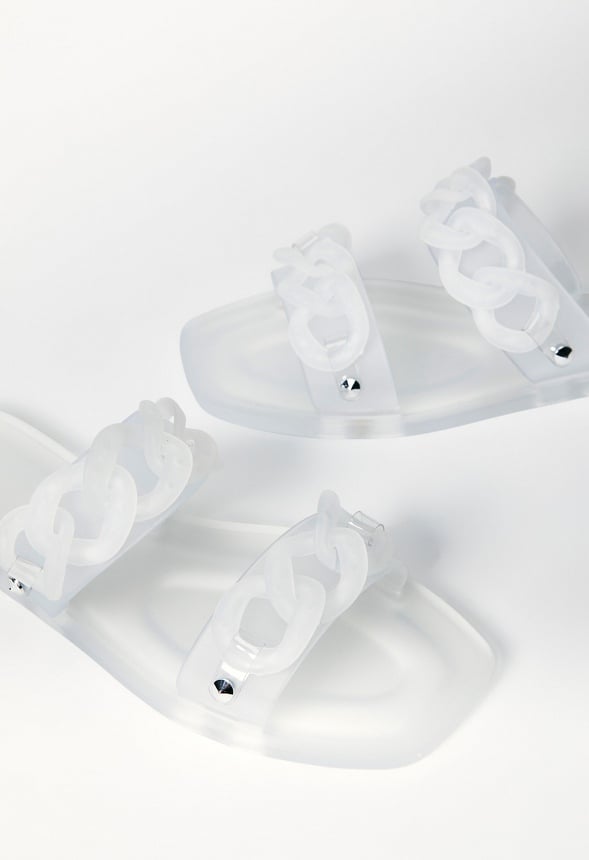 Astrid Slider Sandal Clear