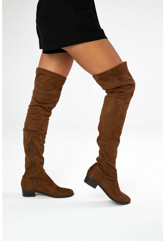 Trixie Flat Boot Tobacco