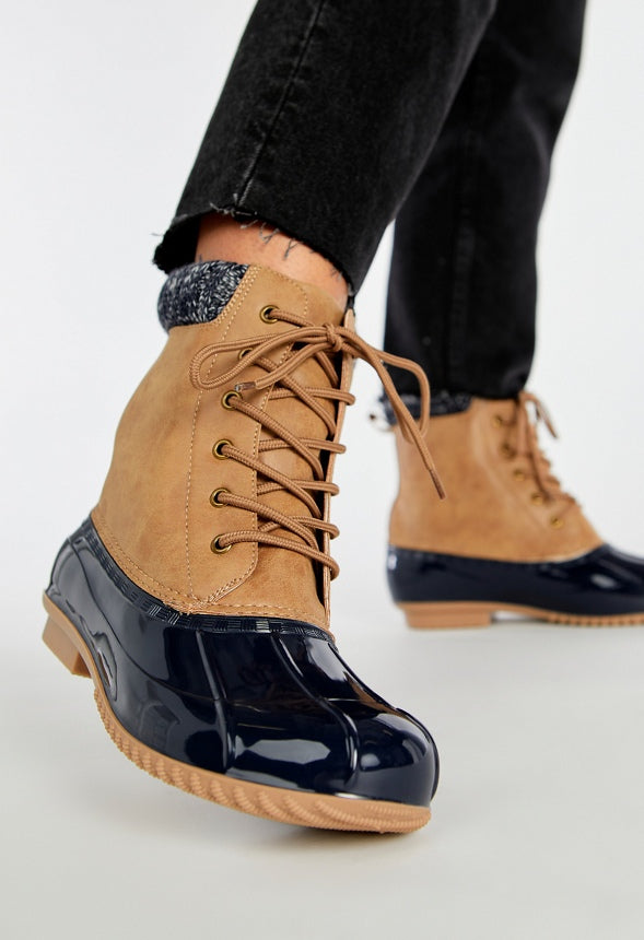Evi Duck Boot Tan
