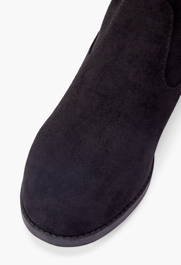 Reena Over-The-Knee Flat Boot Black