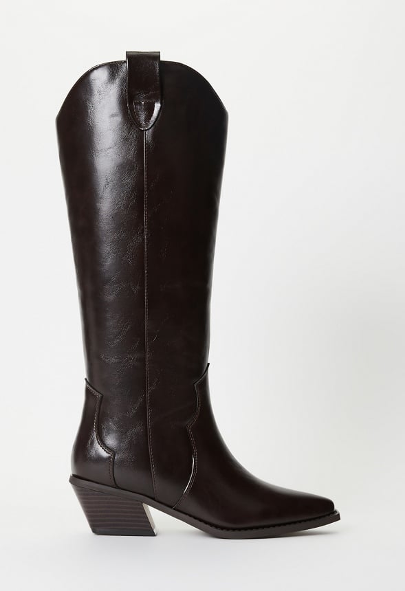 Leander Flat Boot Coffee