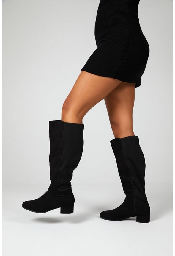 Mila Heeled Boot Black