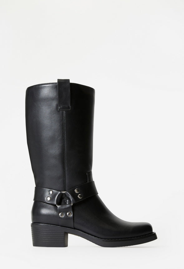 Braxton Flat Boot Black