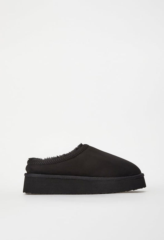 Hailey Platform Fuzzie Black