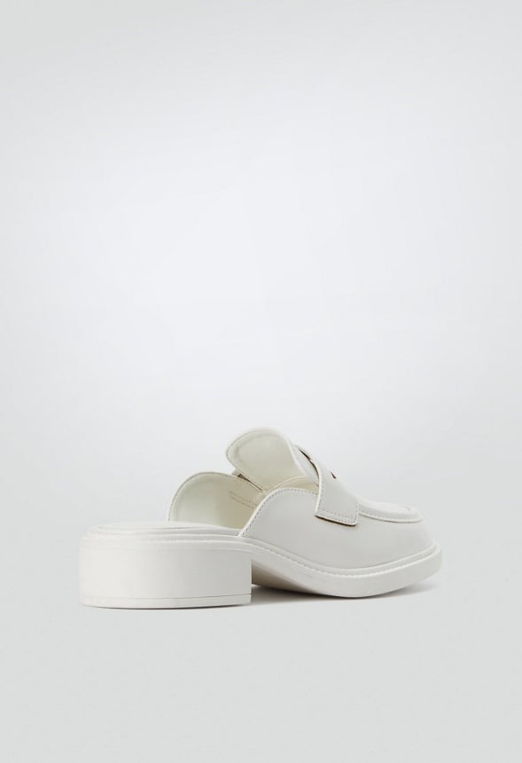 Jezzy Mule Loafer Bright White