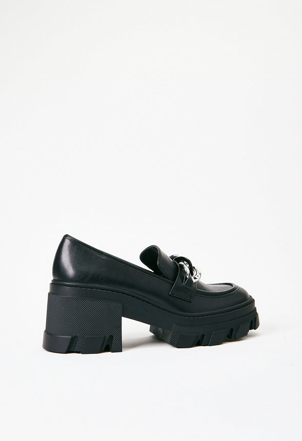 Drew Lug Sole Loafer Black