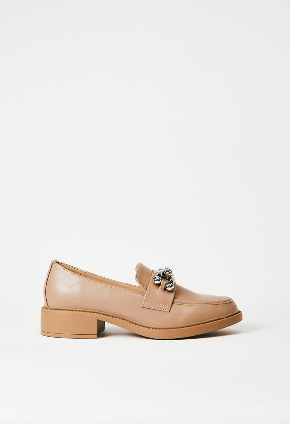 Camille Slip-On Loafer Taupe