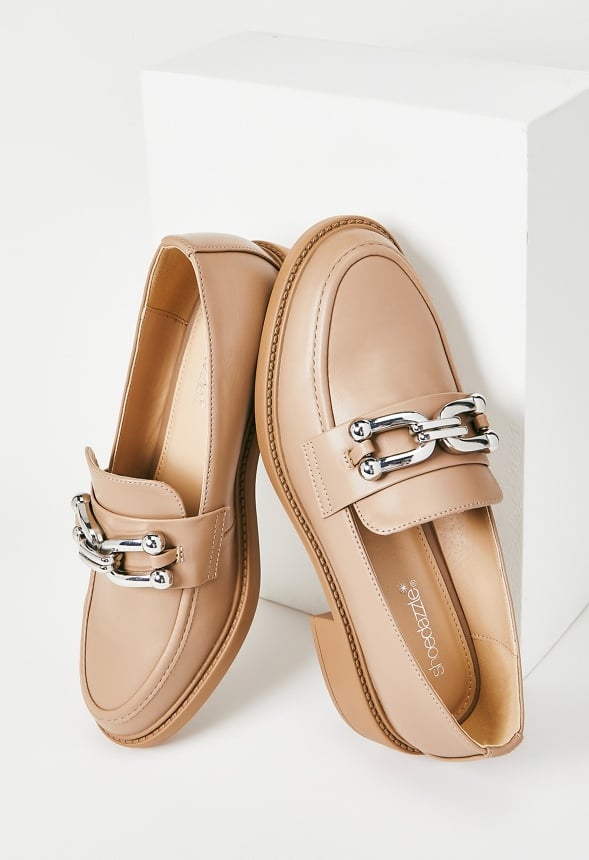 Camille Slip-On Loafer Taupe