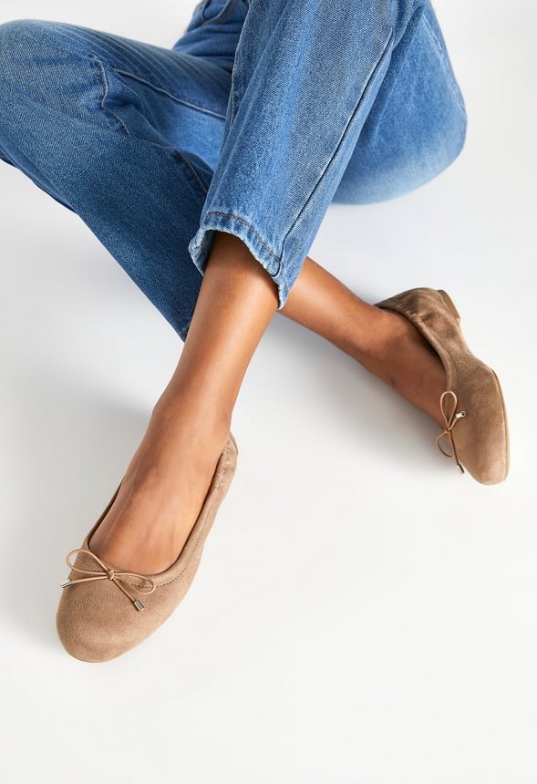 Andi Ballet Flat Taupe