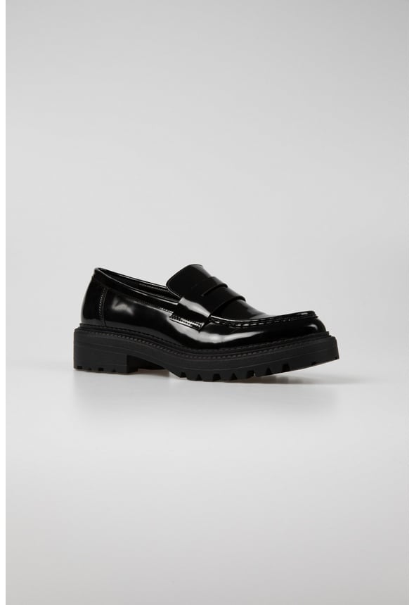 Luna Flat Loafer Black