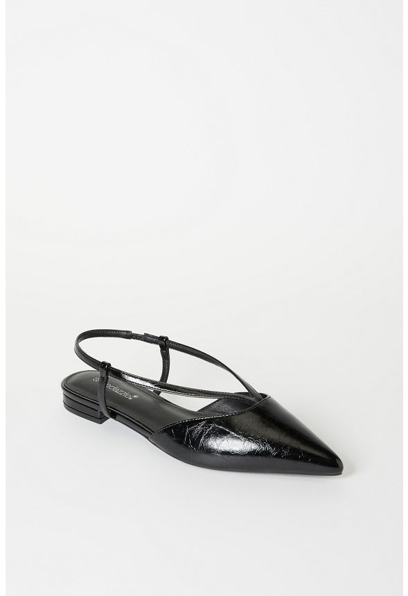 Adoria Pointed Toe Flat Black