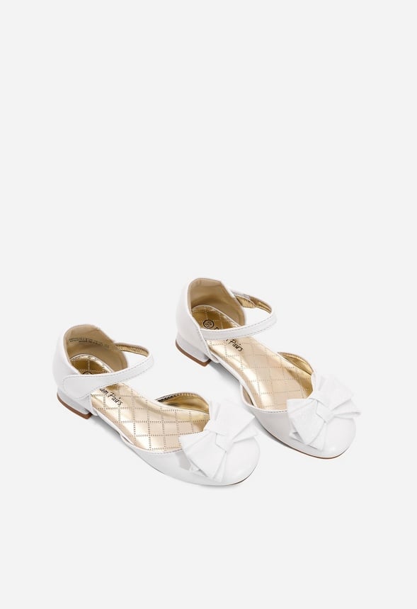 Occasion Bow Sandal White