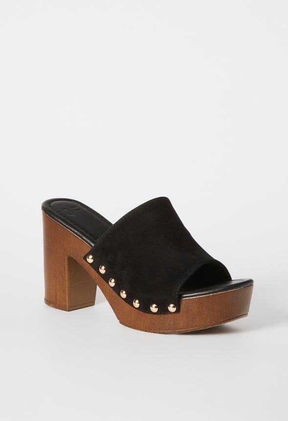 Katya Heeled Sandal Black