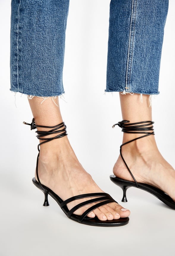 Jesamine Heeled Sandal Black