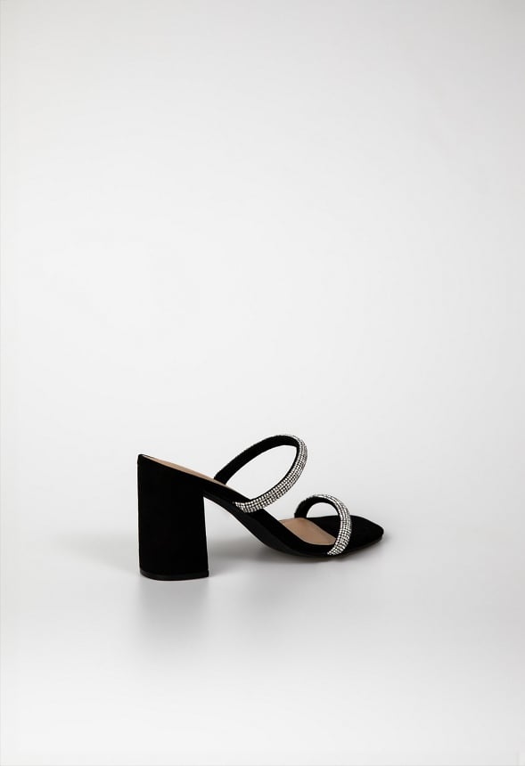 Katy Block Heeled Sandal Black