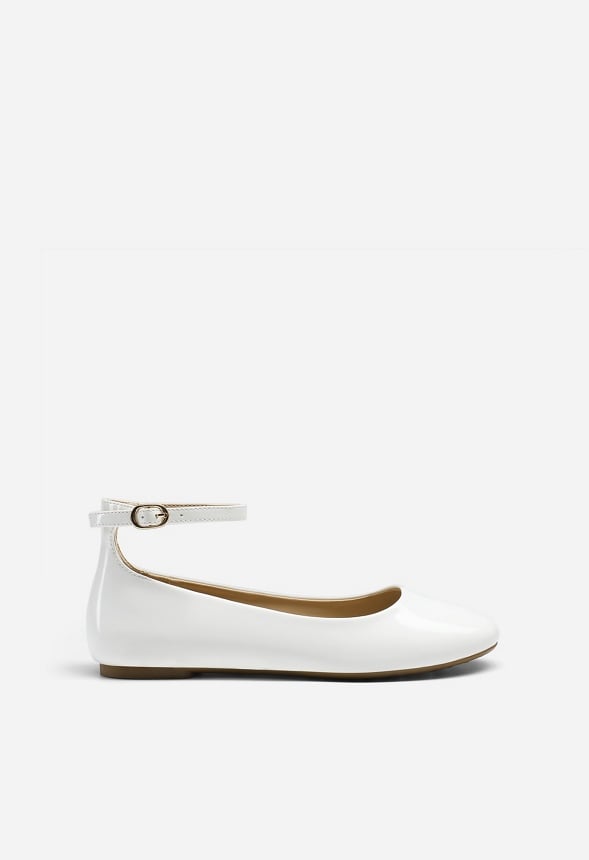 Comfortable Slip On Flats White