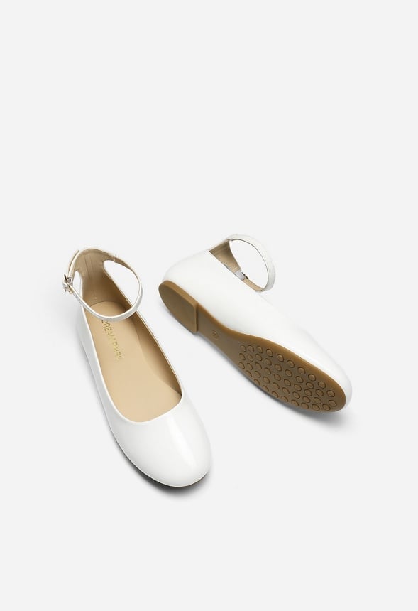 Comfortable Slip On Flats White