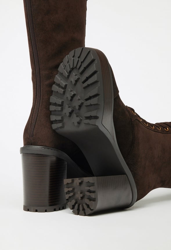 Kitt Lace Up Boot Coffee
