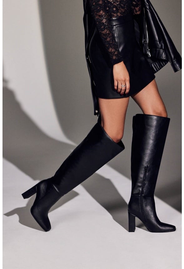 Monrow Over-The-Knee Boot Black