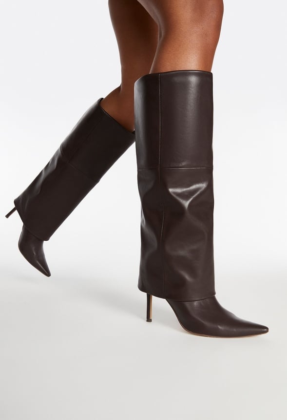 Sivan Stiletto Boot Coffee