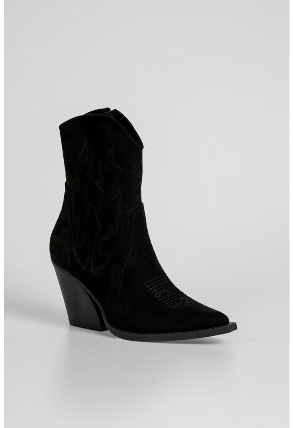 Lucia Cowboy Boot Black