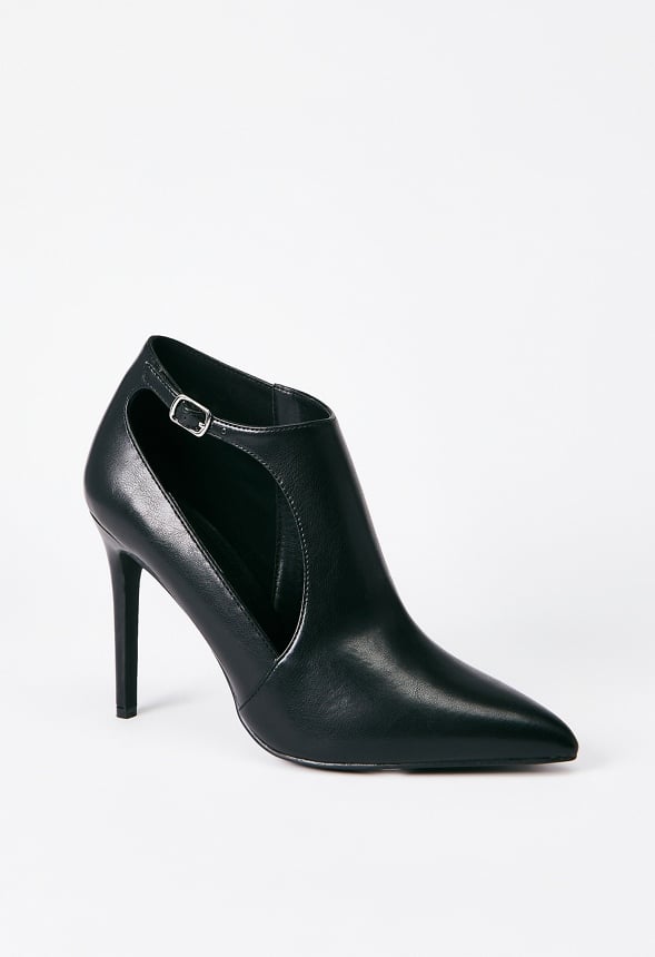 Irina Cut-Out Bootie Black