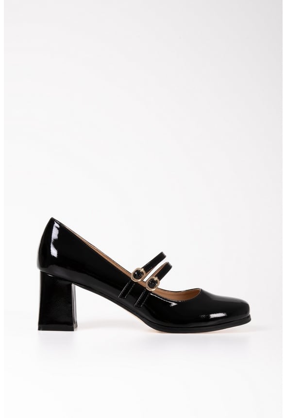 Darcie Mary Jane Pumps Black