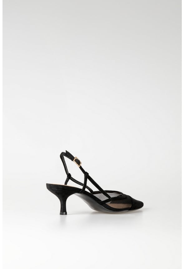 Celene Kitten Heel Pump Black