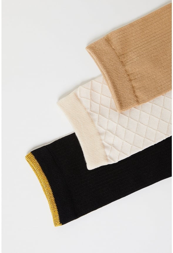 3 Piece Sock Set Multi