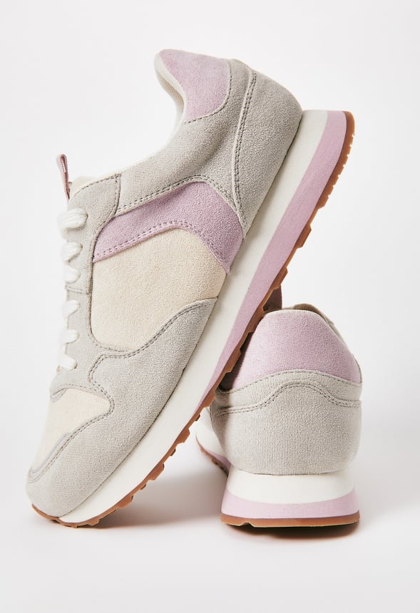 Gwen Athletic Trainers Lilac Snow/ Grey/ Birch
