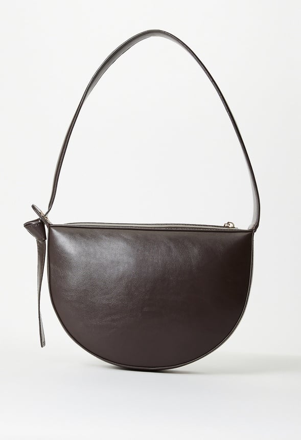 Half Moon Woven Bag Coffee