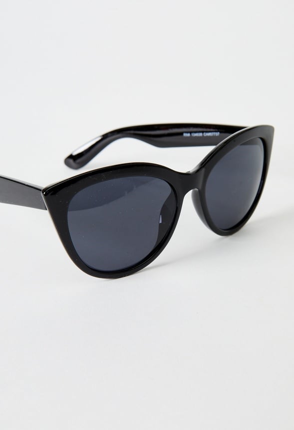 Classic Cateye Sunglasses Black