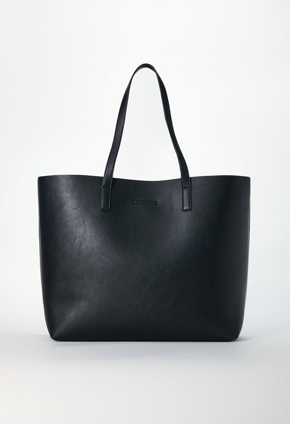 East And West Unlined Tote Black