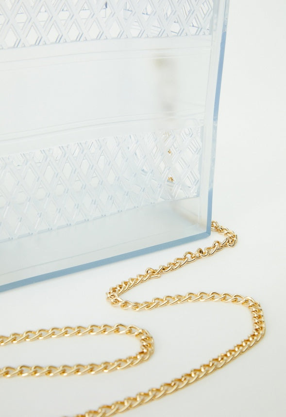Jelly Boxy Tote Clear