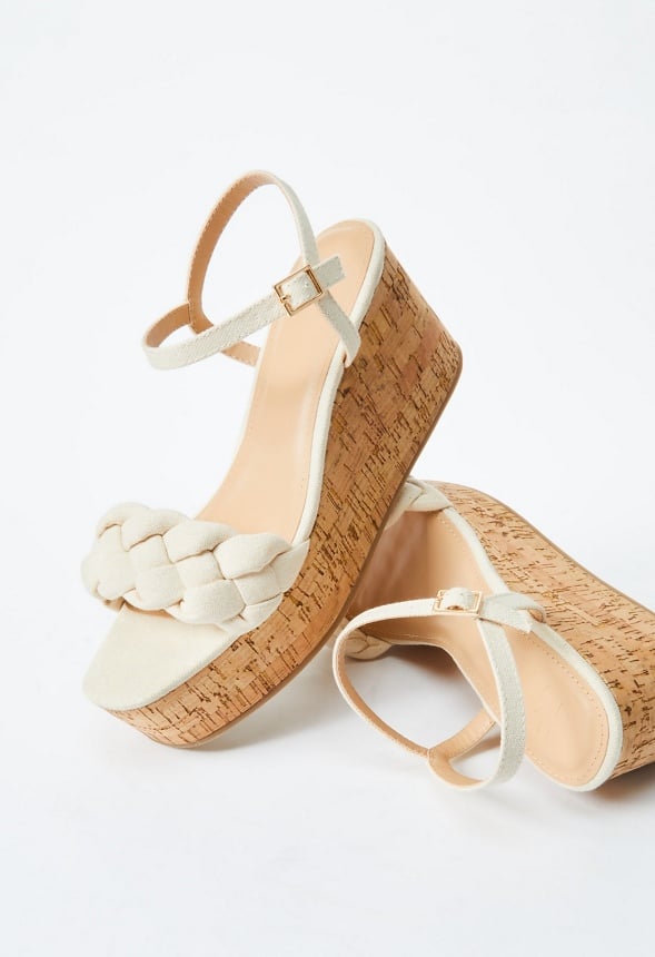 Dalia Wedge Sandal Natural