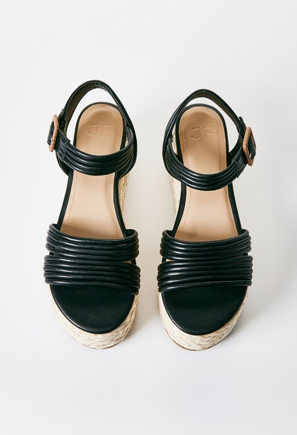Birdie Platform Sandal Black
